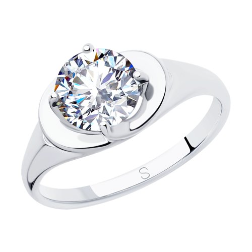 

Кольцо из серебра с фианитом р.  SOKOLOV 94012825, 94012825