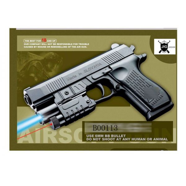 

Пневматический пистолет Air Soft Gun с лазерным прицелом