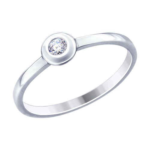 

Кольцо из серебра р. 18,5 SOKOLOV 94012791, фианит, 94012791