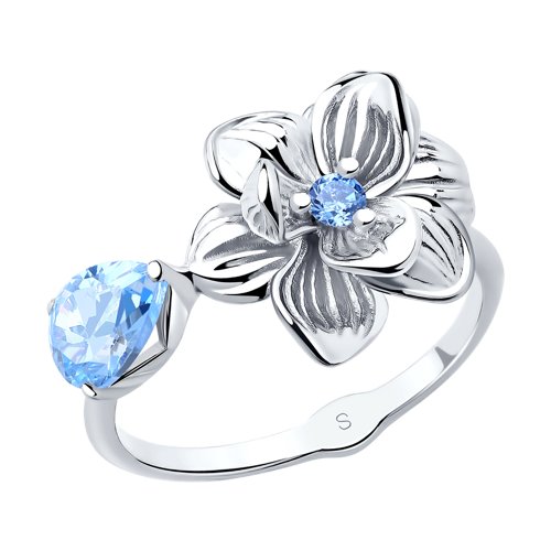 

Кольцо из серебра с фианитом р. 18 SOKOLOV 94012785, 94012785