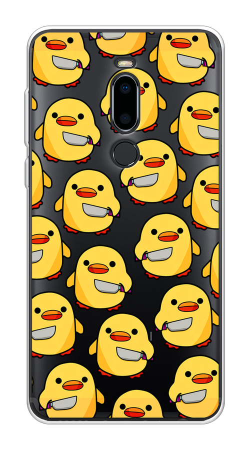 

Чехол на Meizu M8 "Утка с ножом", Прозрачный;желтый;оранжевый, 73150-1