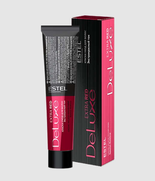 Краска для волос Estel Professional De Luxe 60 мл 66/56 Темно-русый красно-фиолетовый