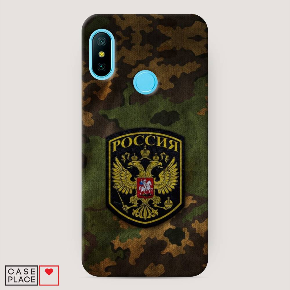 

Пластиковый чехол "Камуфляж 4" на Xiaomi Redmi 6 Plus, 33920-4