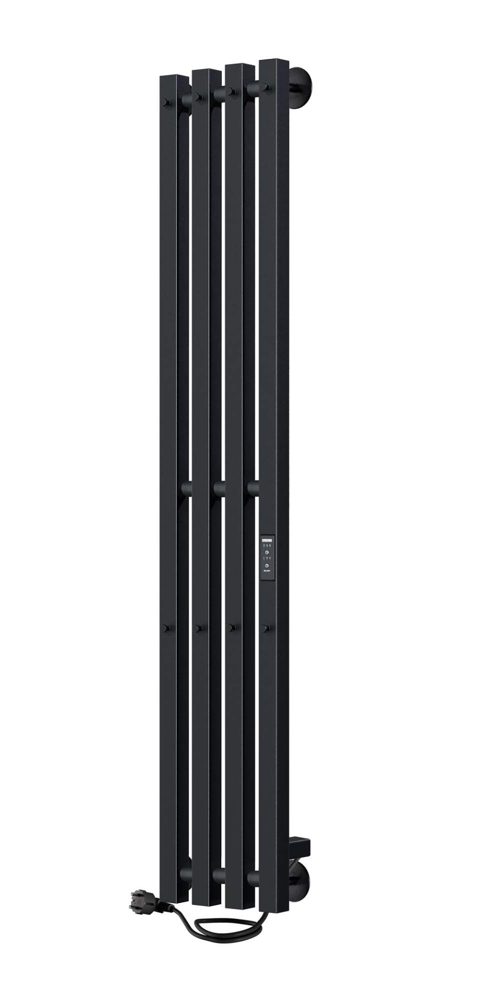 

Полотенцесушитель электрический INDIGO Style 4 PRO 120/18 универсальное подключ., Черный, Style 4 PRO