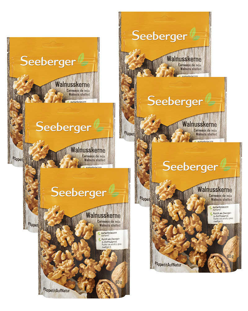 

Орех грецкий Seeberger 60 гр. - 6 шт