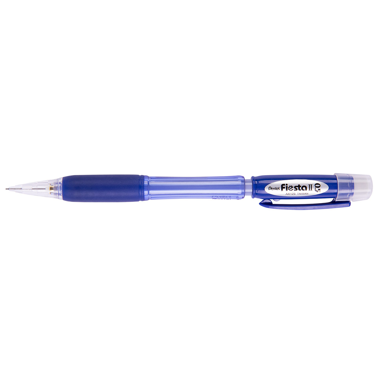 Карандаш авт 12 шт. Pentel Fiesta II, c резиновым грипом 0.7 мм AX127-CE корпус синий