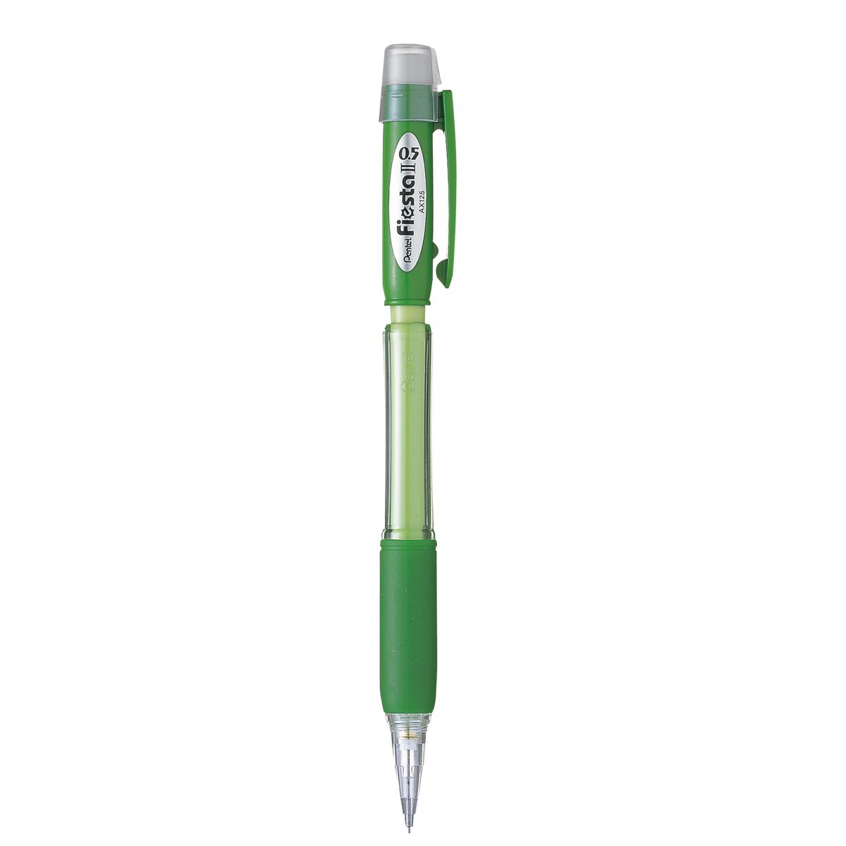 

Карандаш авт 12 шт. Pentel Fiesta II, c резиновым грипом 0.5 мм AX125-DE зеленый корпус, AX125-DE