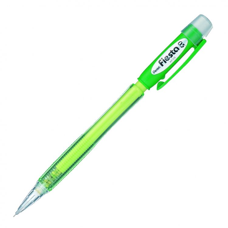 Карандаш автоматический 12 шт Pentel Fiesta 05 мм AX105-DO зеленый корпус 1500₽