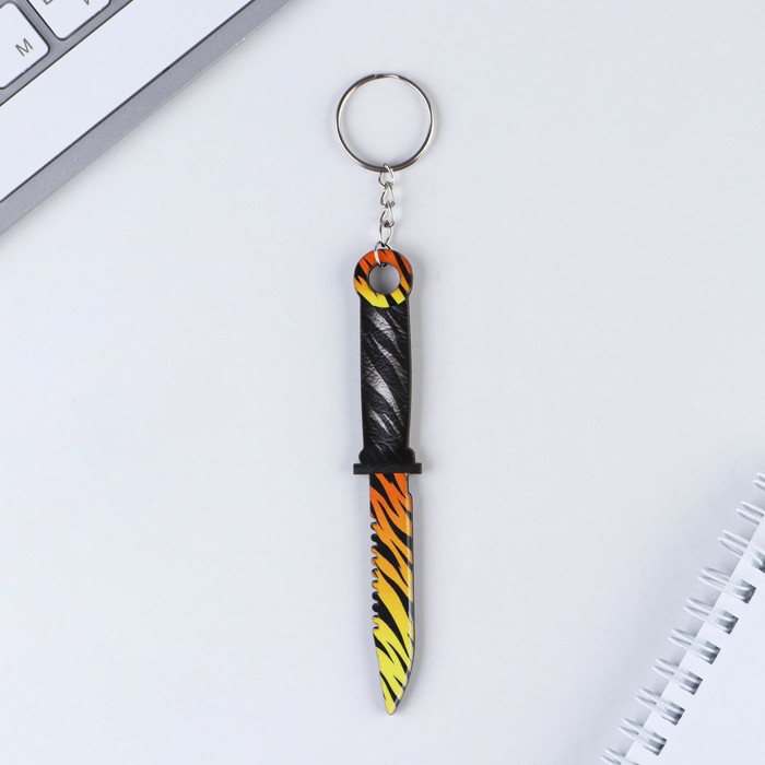 

Брелок унисекс Micio 23 Февраля, черный/желтый, 23 Февраля