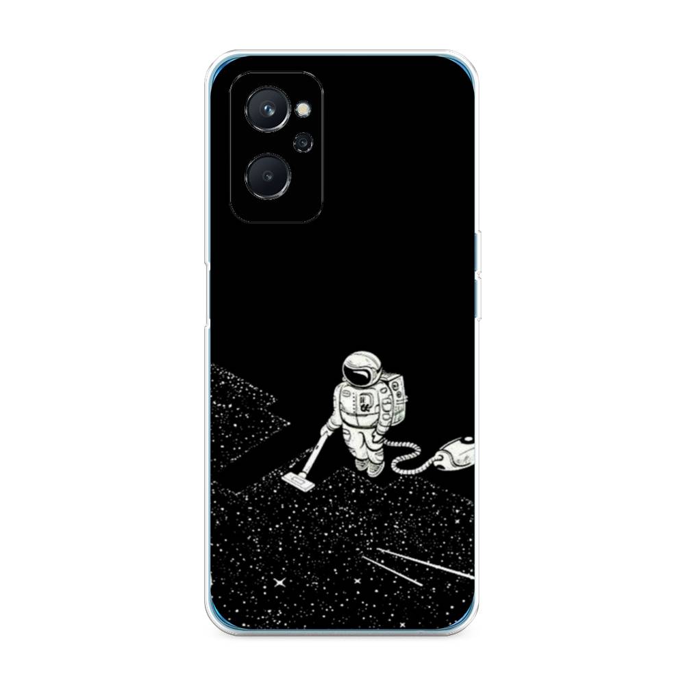 фото Чехол awog "космонавт с пылесосом" для realme 9i