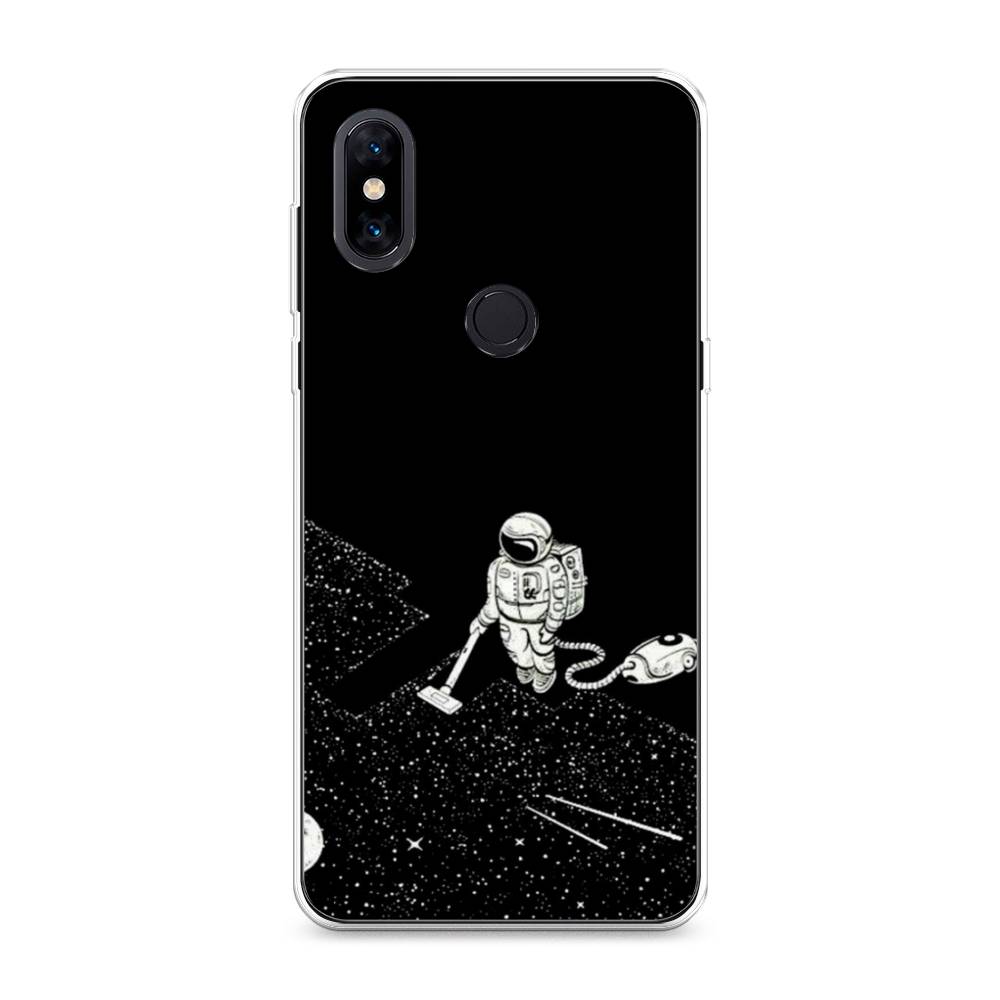

Чехол Awog на Xiaomi Mi Mix 3 "Космонавт с пылесосом", Разноцветный, 34950-4