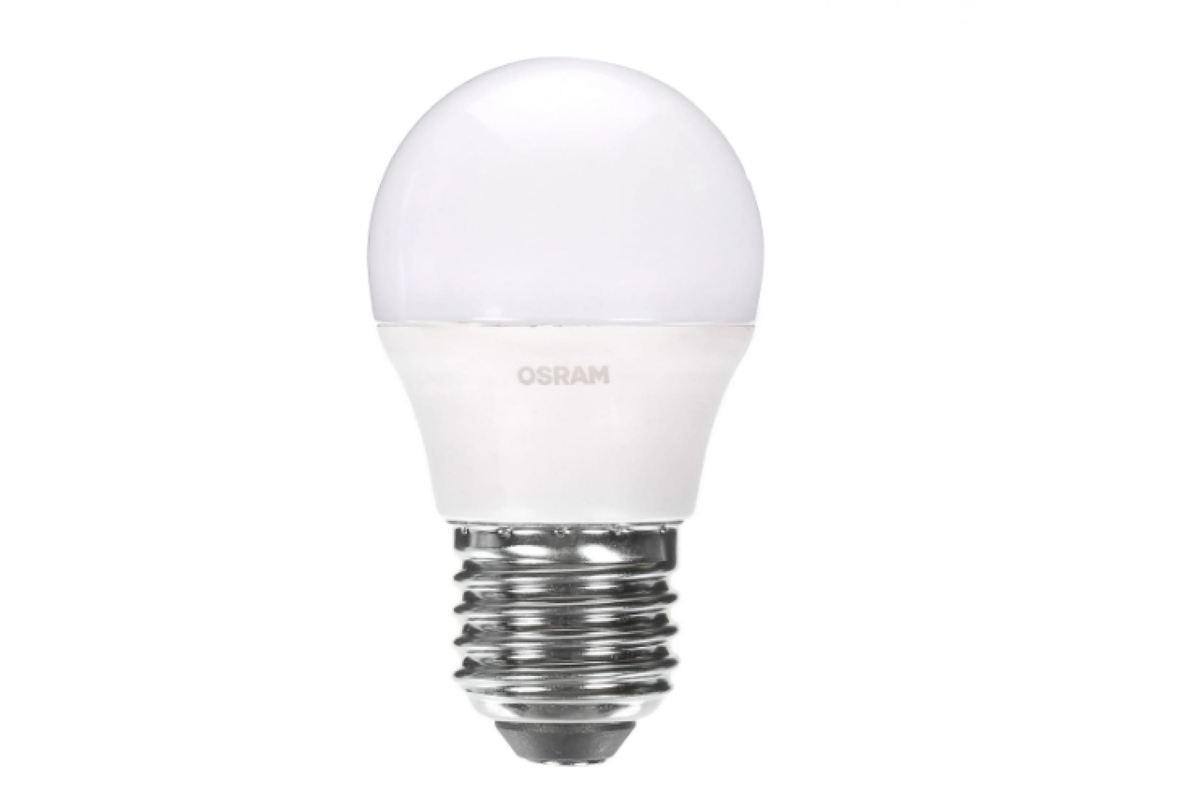 фото Osram светодиодная лампа led star p шар 65вт e27 550 лм 6500 к 4058075467767