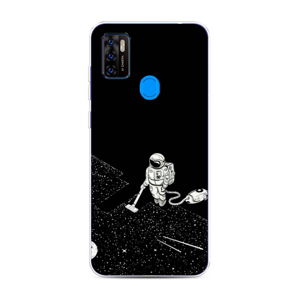 фото Чехол awog "космонавт с пылесосом" для zte blade a7s 2020