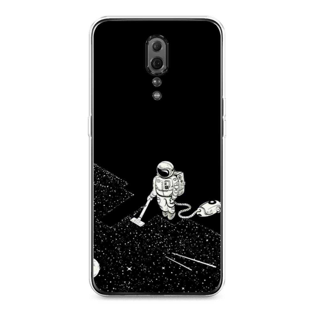 

Чехол Awog на Oppo Reno Z "Космонавт с пылесосом", Разноцветный, 250950-4