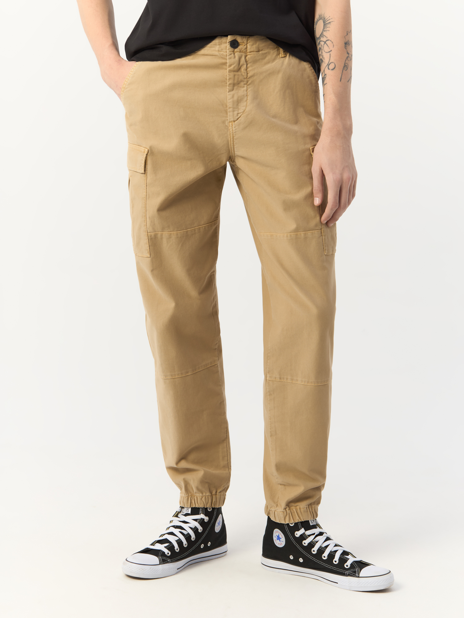 

Брюки мужские Tommy Hilfiger MW0MW35192 бежевые-AEG 33/34, Бежевый, MW0MW35192