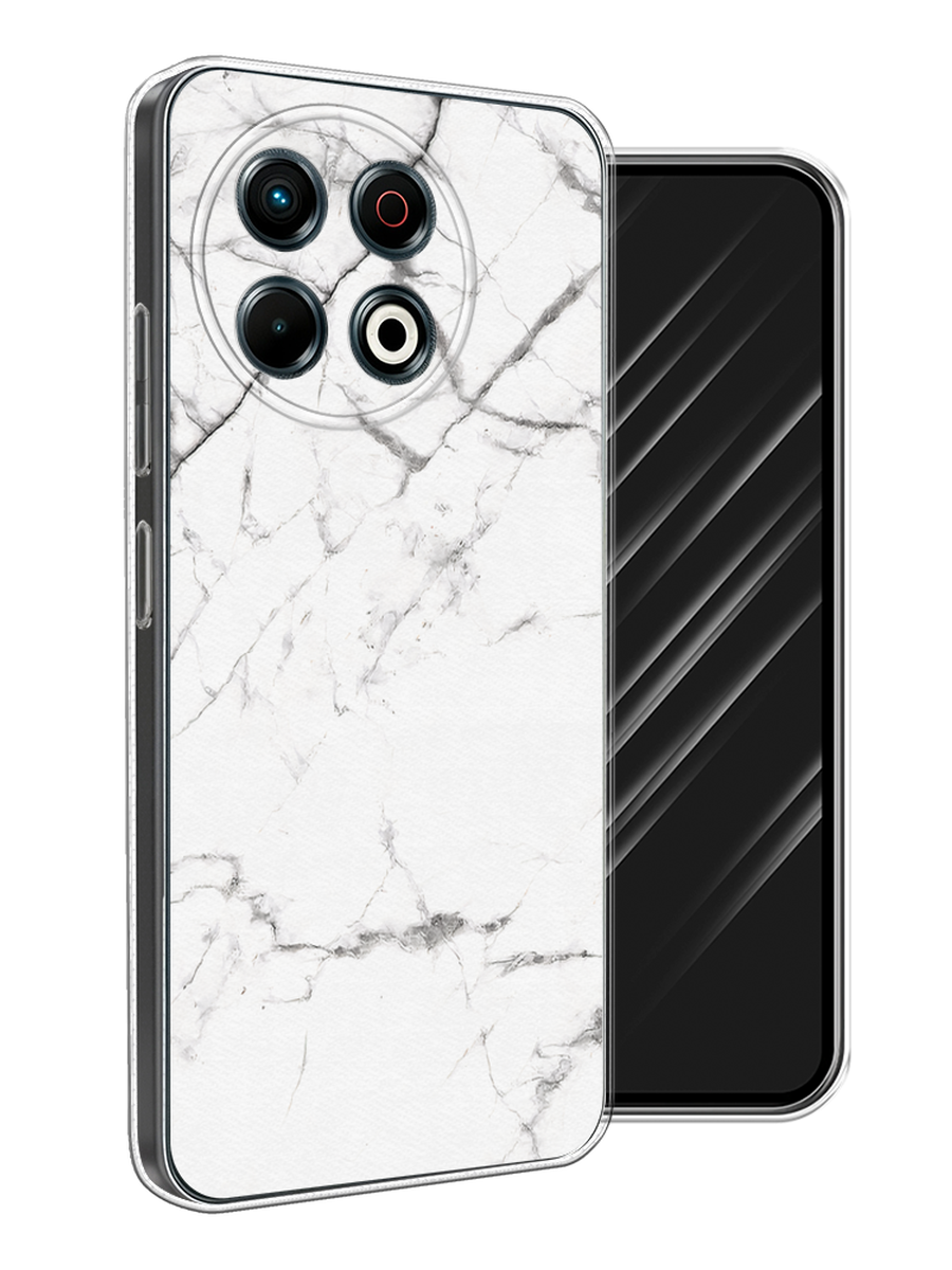 

Чехол Awog на Tecno Spark 30 Pro "Светлый мрамор", Серый, 309850-1