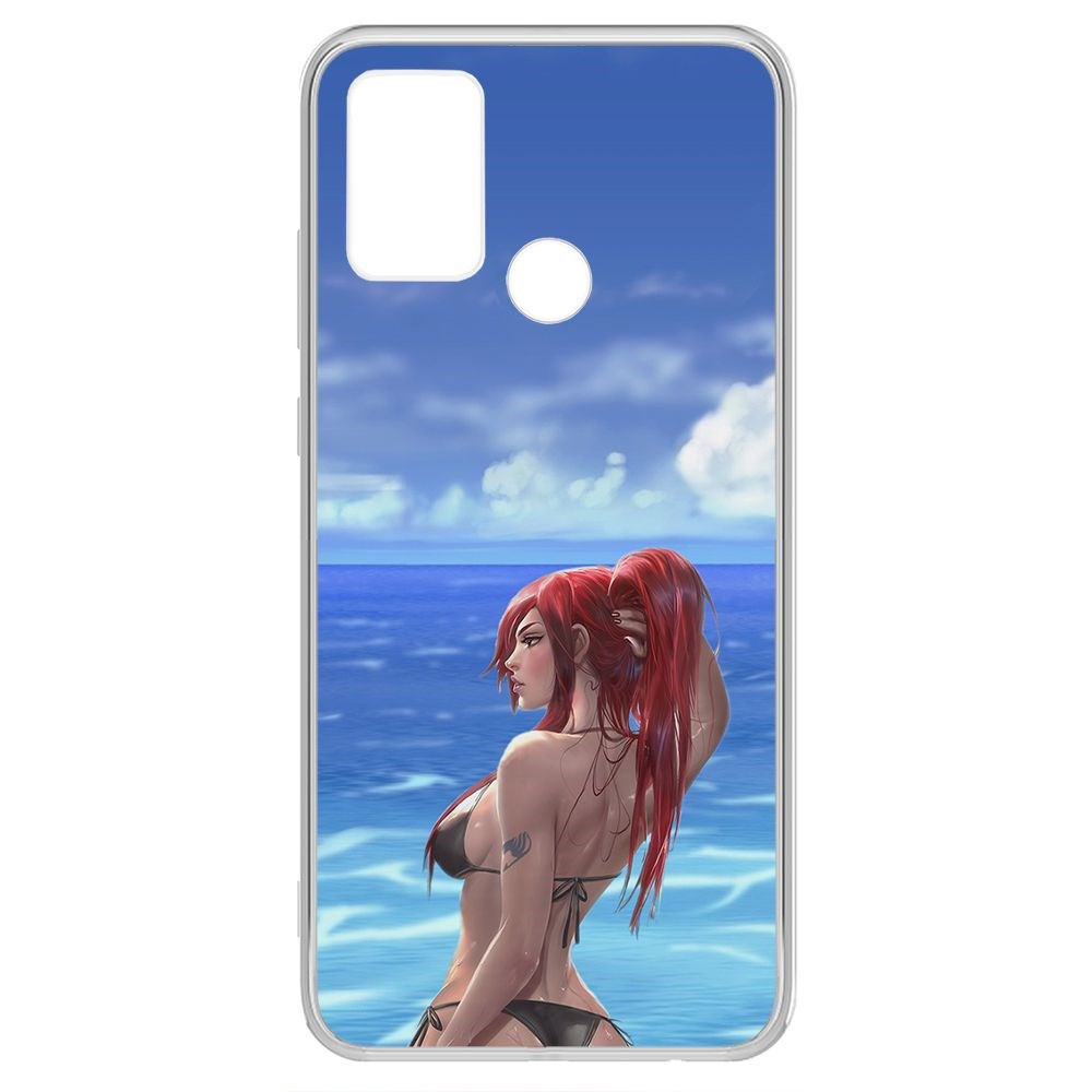 

Чехол-накладка Krutoff Clear Case Купальник женский для Honor Play 9A