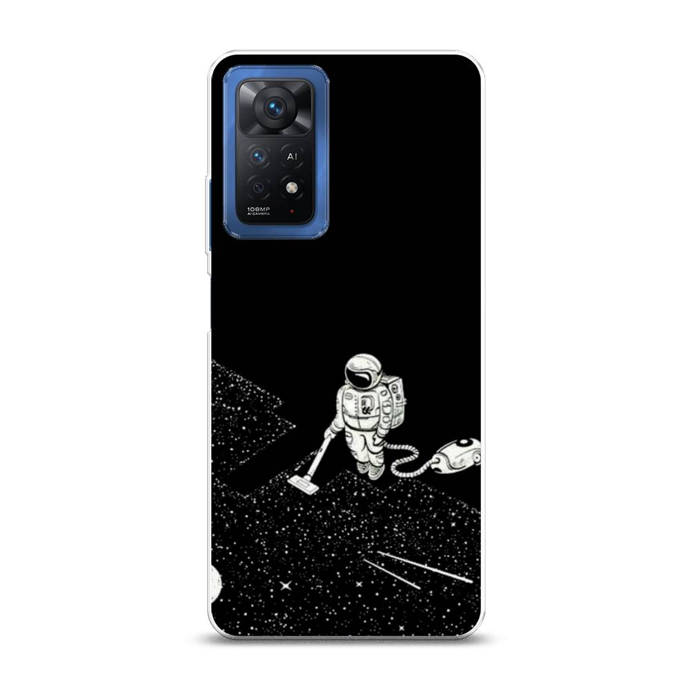 фото Чехол awog "космонавт с пылесосом" для xiaomi redmi note 11e pro