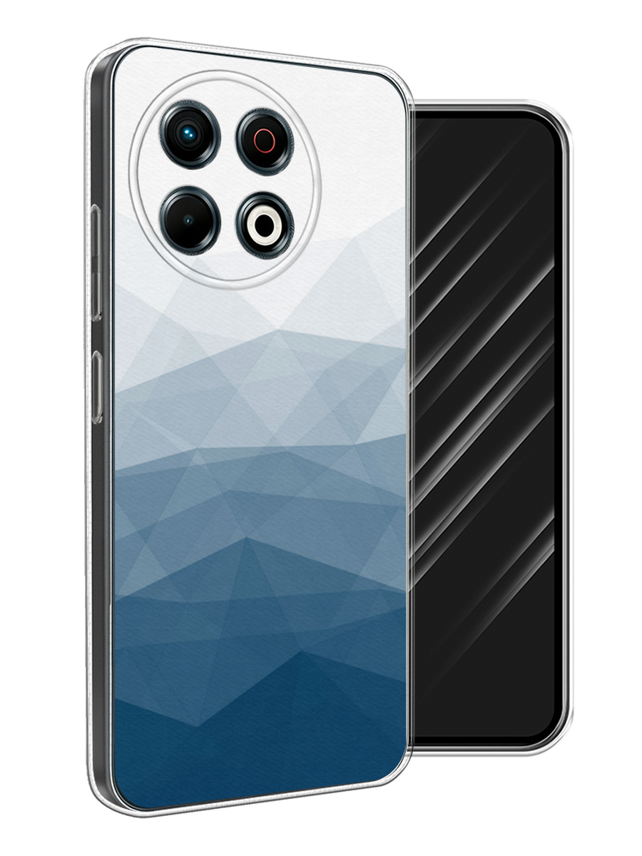 

Чехол Awog на Tecno Spark 30 Pro "Абстракция небо", Синий;голубой;белый, 309850-1