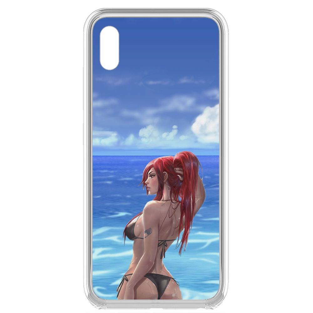 фото Чехол-накладка krutoff clear case купальник женский для vivo y1s