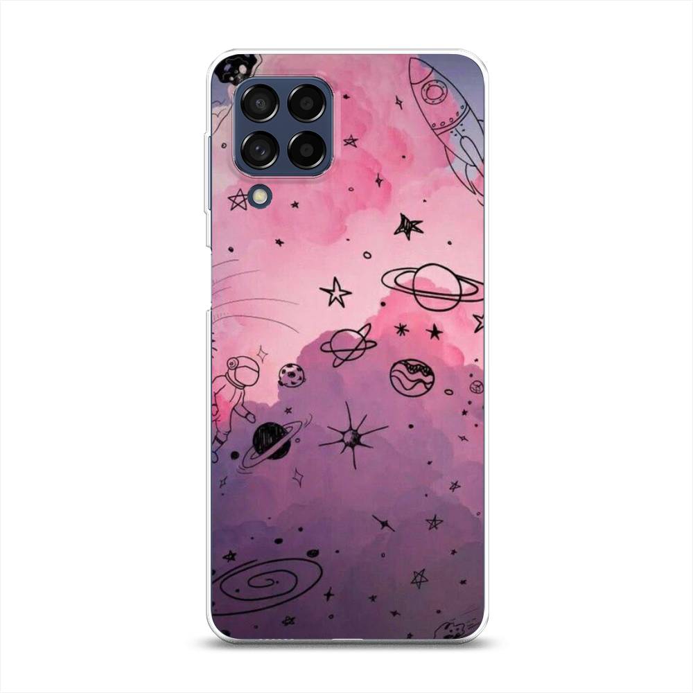 

Чехол Awog на Samsung Galaxy M53 / Самсунг M53 "Радуга планет 3", Разноцветный, 2105850-4