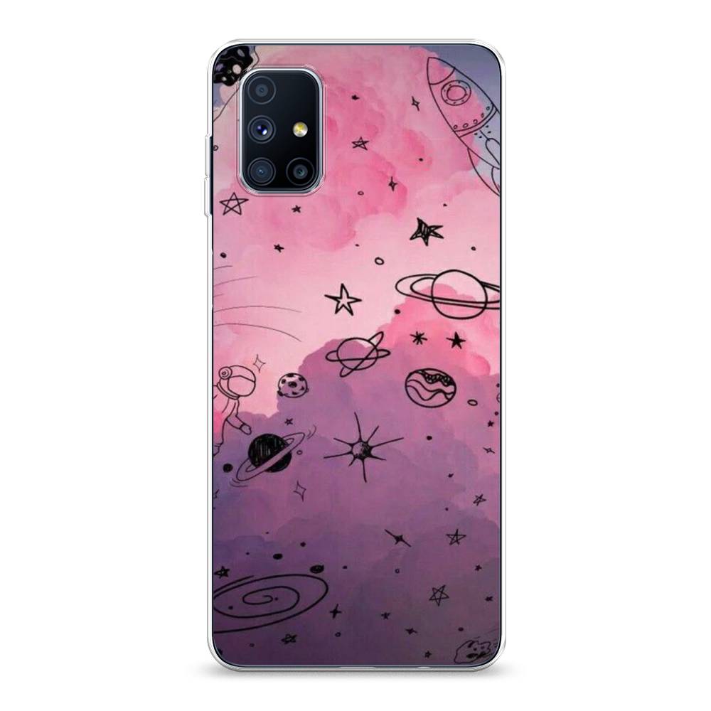 

Чехол Awog на Samsung Galaxy M51 / Самсунг M51 "Радуга планет 3", Разноцветный, 2101550-4