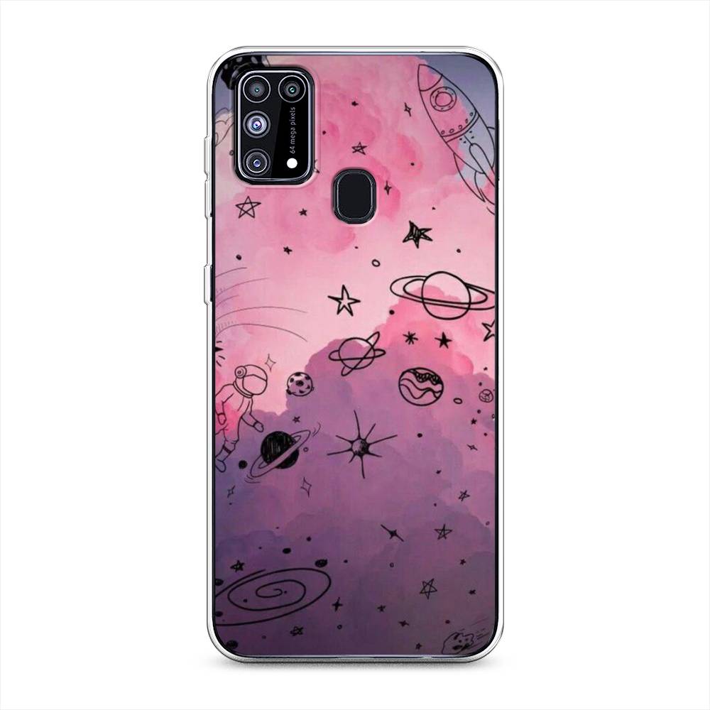 

Чехол Awog на Samsung Galaxy M31 / Самсунг M31 "Радуга планет 3", Разноцветный, 2100750-4