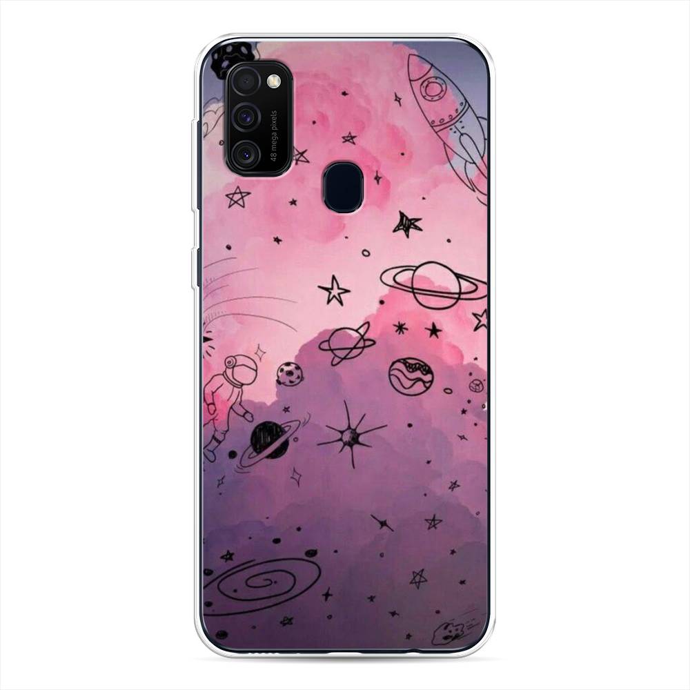 

Чехол Awog на Samsung Galaxy M30s/M21 "Радуга планет 3", Разноцветный, 29850-4
