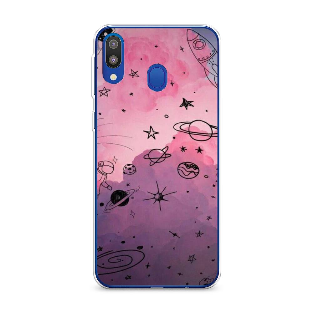 

Чехол Awog на Samsung Galaxy M20 "Радуга планет 3", Разноцветный, 27450-4