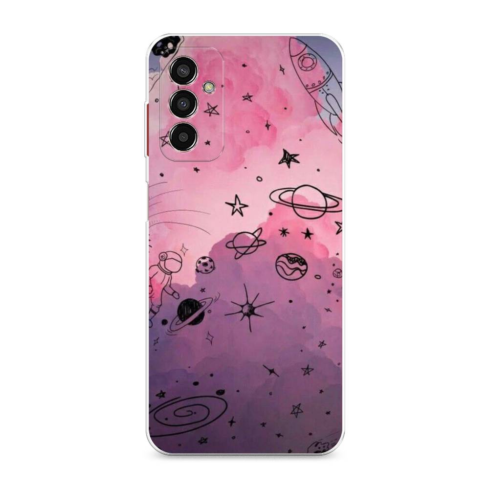 

Чехол Awog на Samsung Galaxy M13 / Самсунг M13 "Радуга планет 3", Разноцветный, 2106850-4