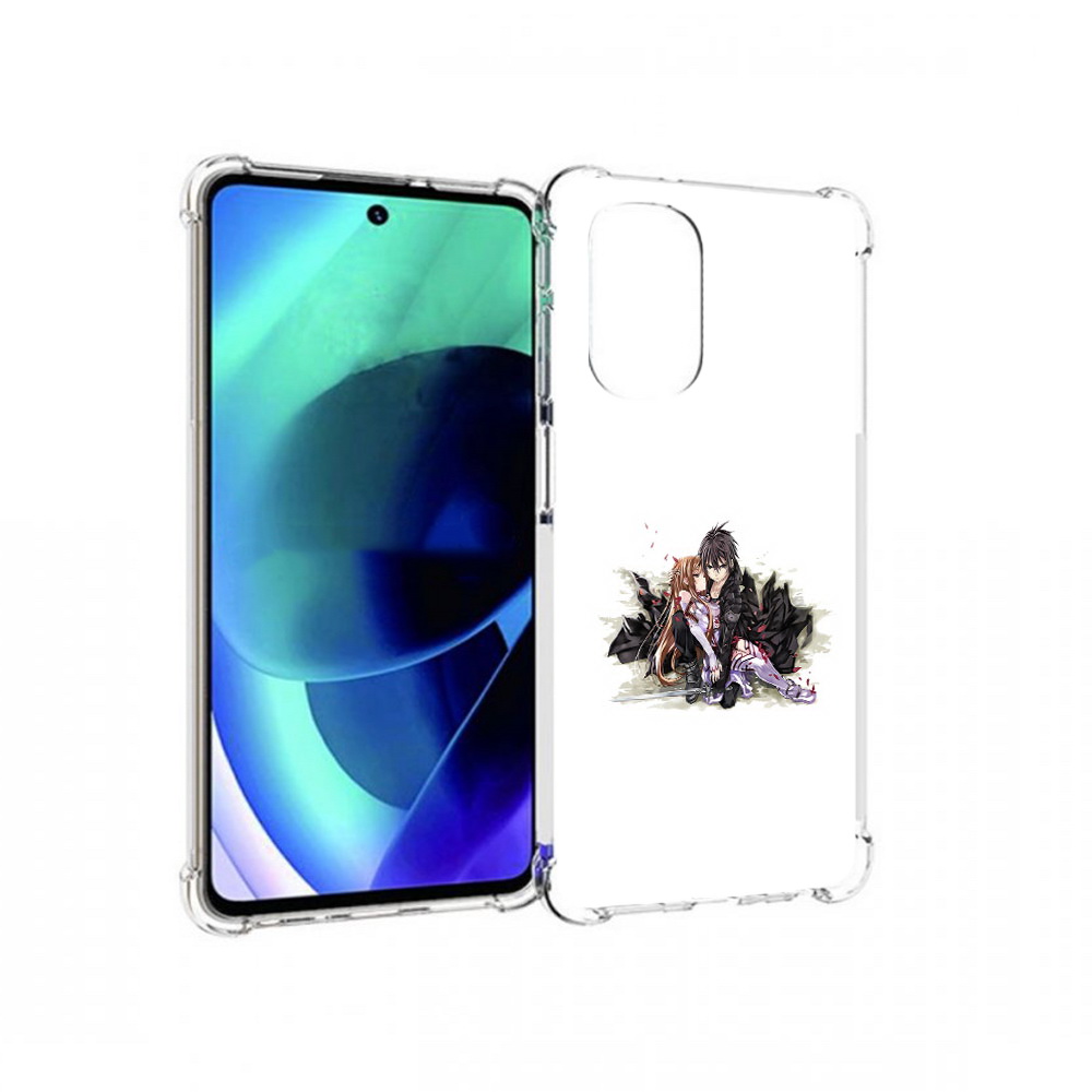 

Чехол MyPads Tocco для Motorola Moto G51 аниме асуна (PT227078.365.222), Прозрачный, Tocco