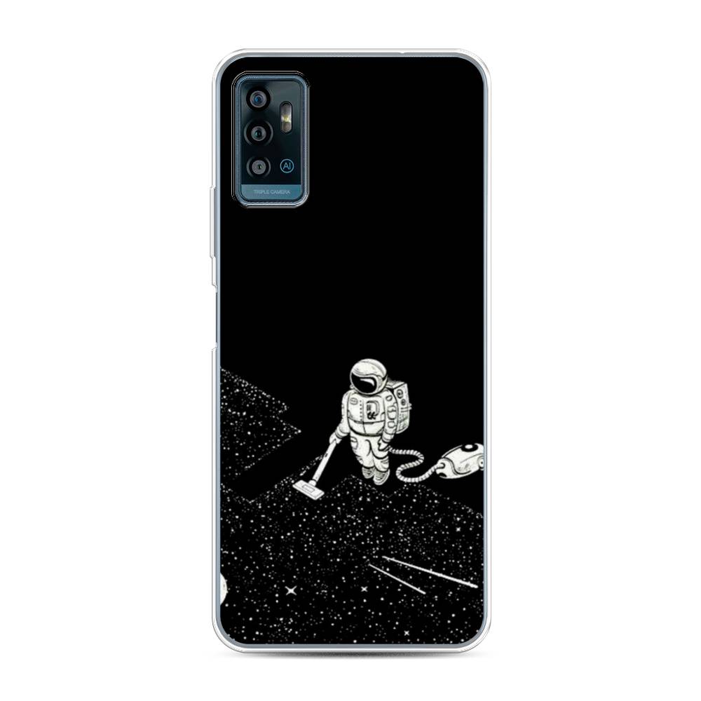 фото Чехол awog "космонавт с пылесосом" для zte blade a71
