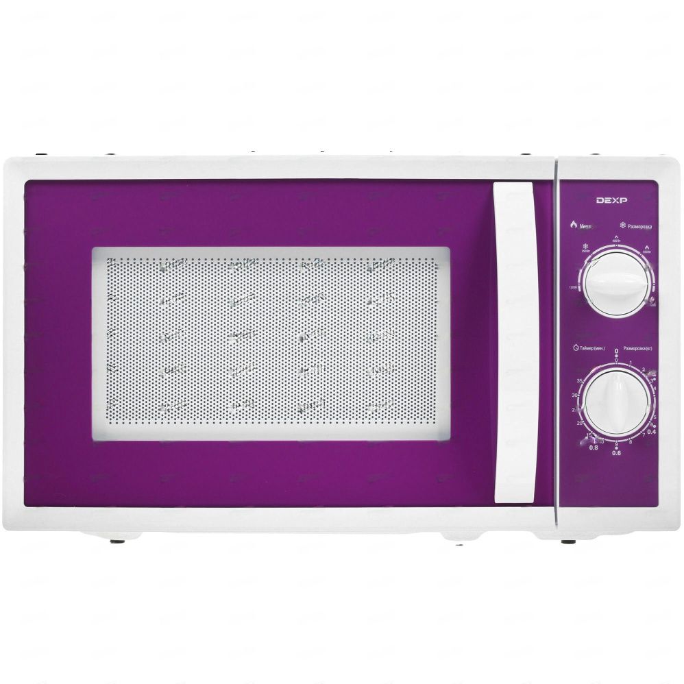 Микроволновая печь соло DEXP MC-UV фиолетовый микроволновая печь energy emw 20703 20 л 700 вт механическая 6 уровней мощности белая