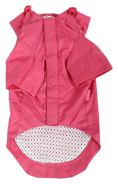 

Дождевик для собак Pinkaholic Slicker, женский, розовый, M, длина спины 25.9 см