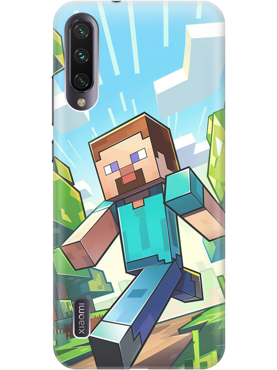 

Силиконовый чехол на Xiaomi Mi A3 / CC9e с принтом "Майнкрафт", Прозрачный;голубой;зеленый, 721701071