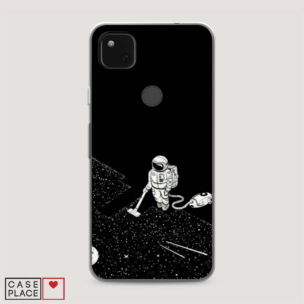 фото Чехол awog "космонавт с пылесосом" для google pixel 4a