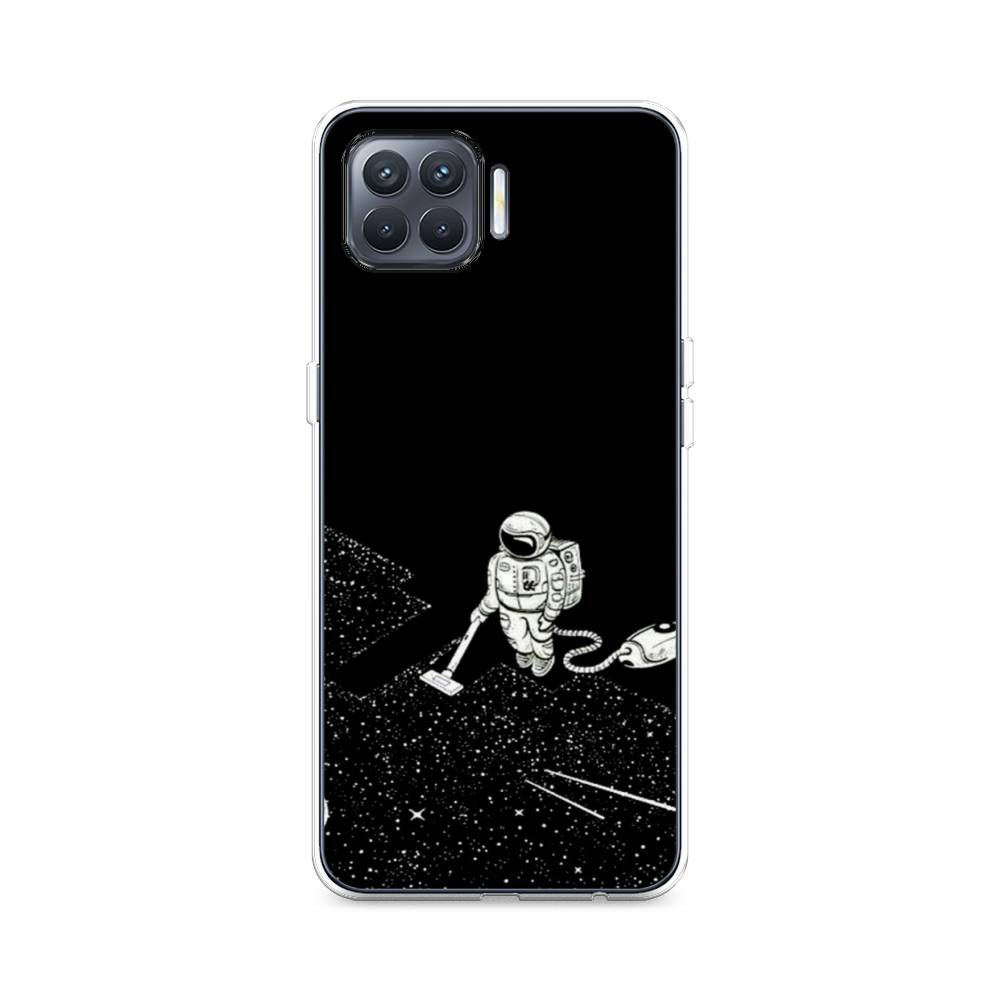 

Чехол Awog на Oppo Reno 4 lite "Космонавт с пылесосом", Разноцветный, 254550-4