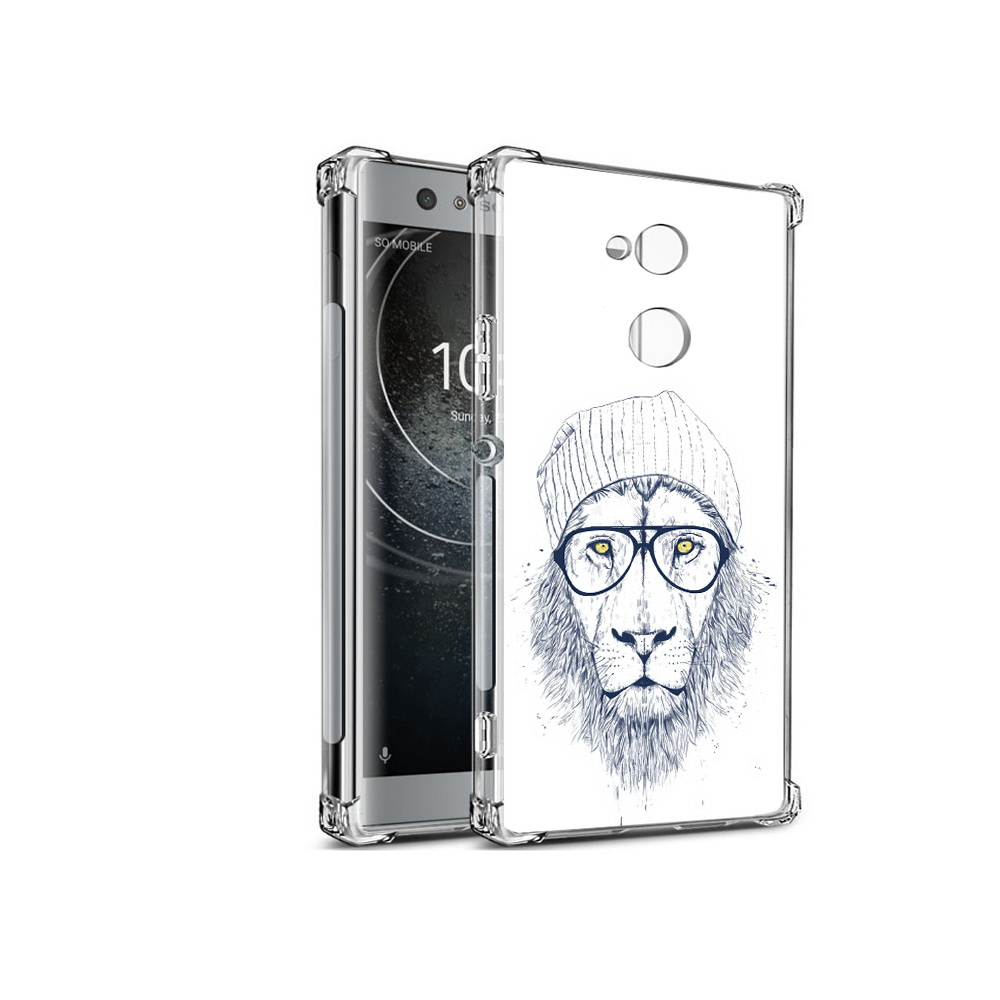 

Чехол MyPads Tocco для Sony Xperia XA2 хиппи лев (PT99627.238.663), Прозрачный, Tocco