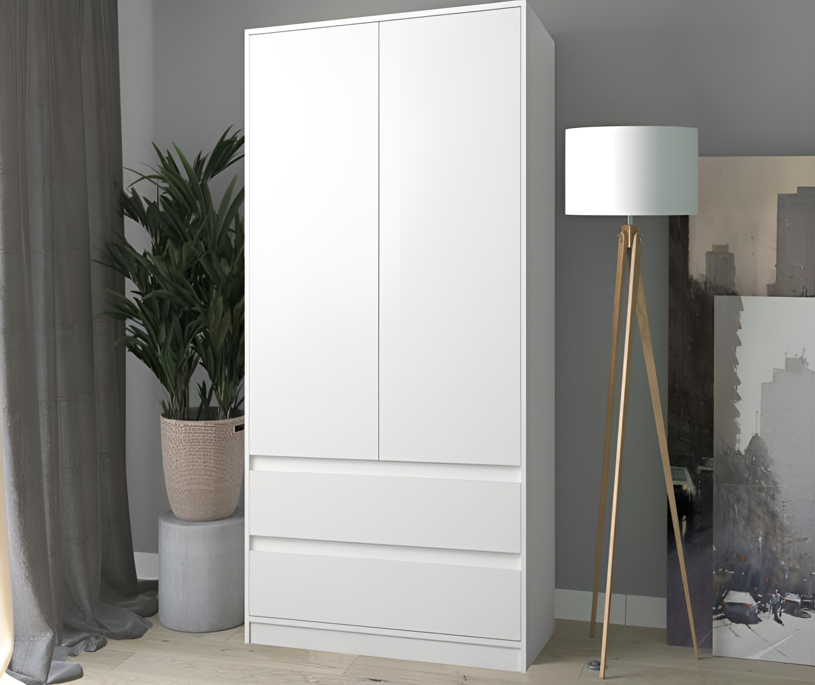 

Шкаф книжный QualisMebel Chelsea 3-3 1100х500х2200, Белый, Chelsea 3-3