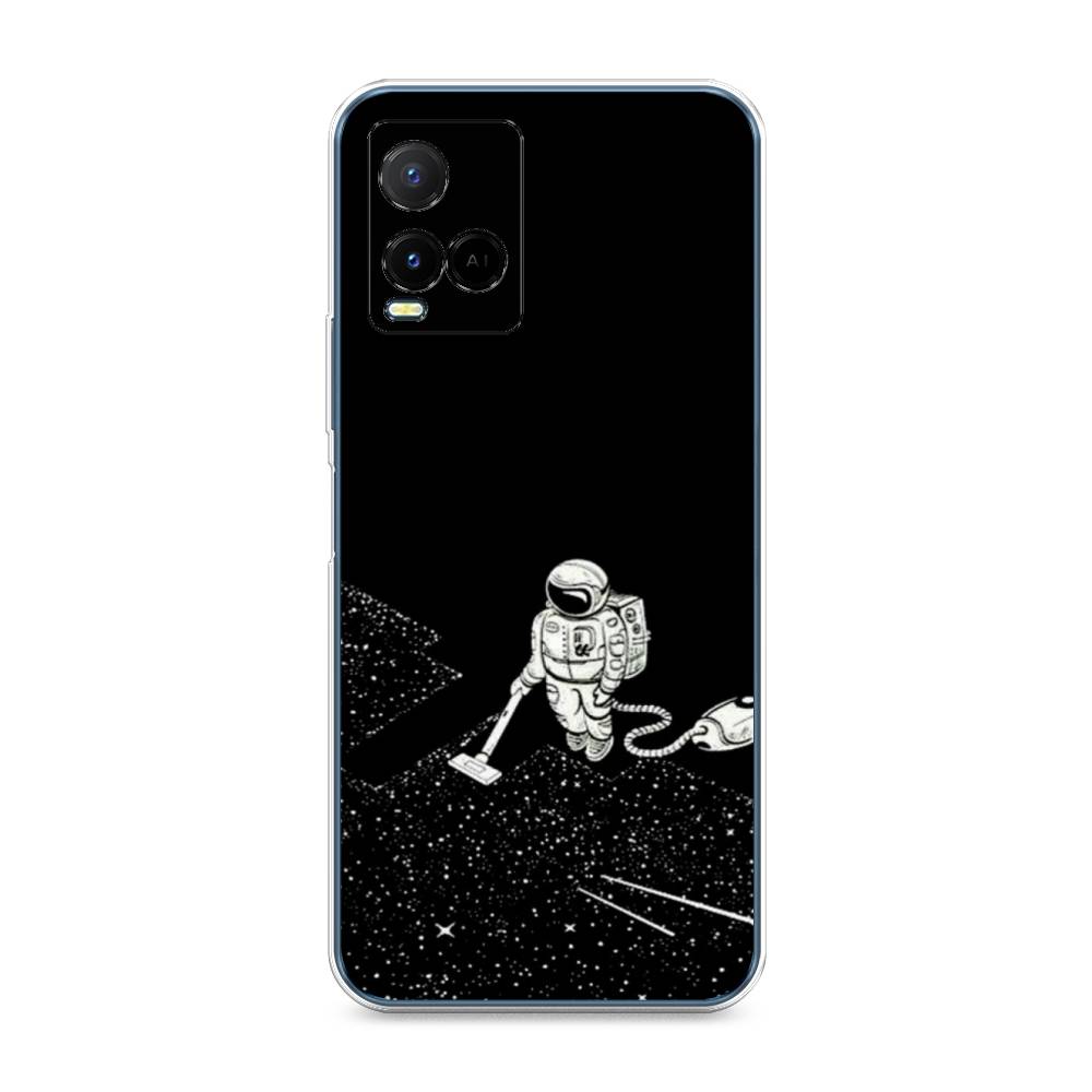 

Чехол Awog на Vivo Y21 "Космонавт с пылесосом", Разноцветный, 265050-4