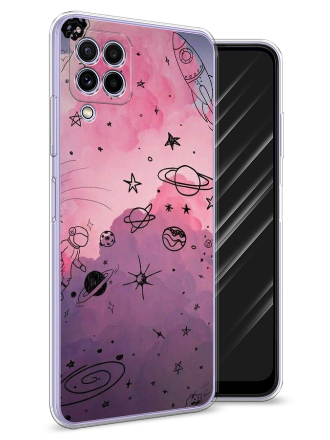 

Чехол Awog на Samsung Galaxy A22 / Самсунг A22 "Радуга планет 3", Разноцветный, 2103150-4