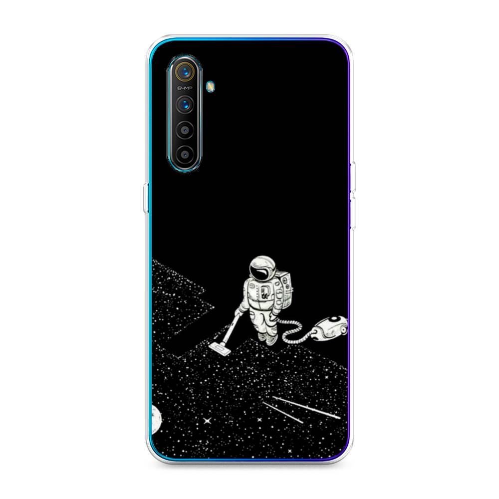 фото Чехол awog "космонавт с пылесосом" для realme xt