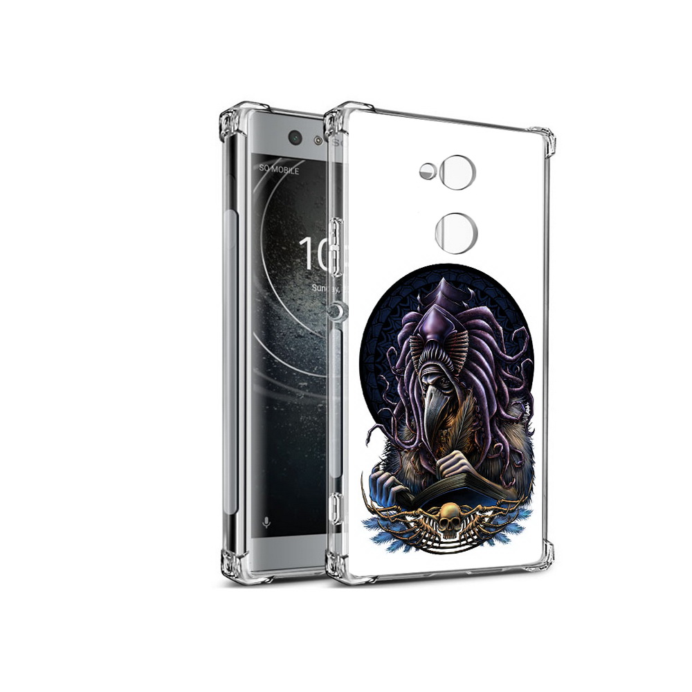 

Чехол MyPads Tocco для Sony Xperia XA2 умный ворон (PT99627.238.650), Прозрачный, Tocco