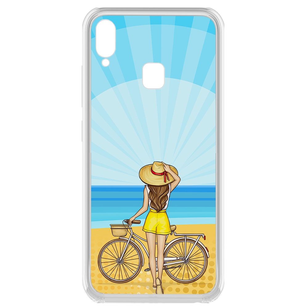 Чехол-накладка Krutoff Clear Case Шорты женские для Vivo Y95