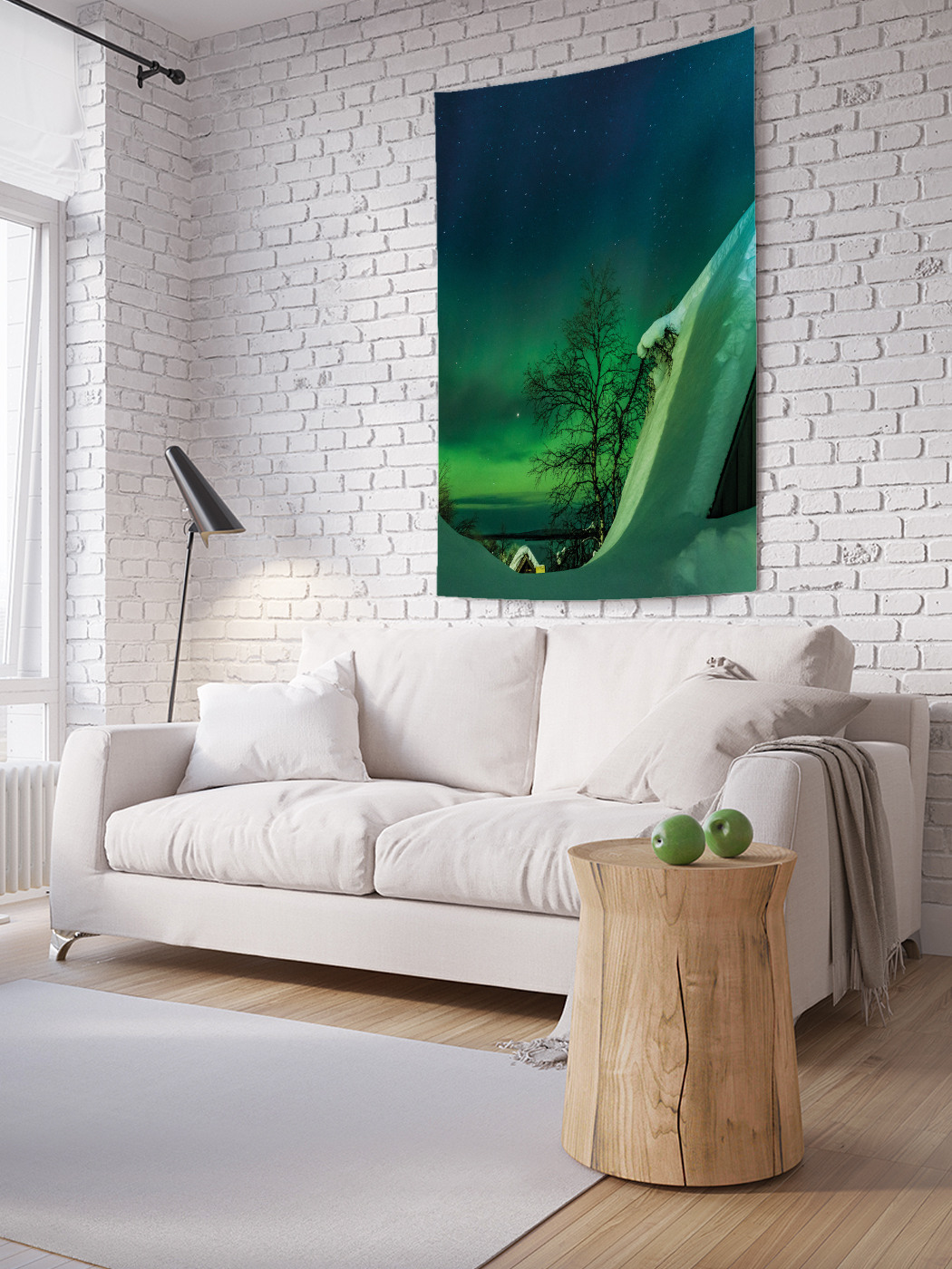 

Вертикальное фотопанно на стену JoyArty Крыша в снегу 150x200 см, Крыша в снегу