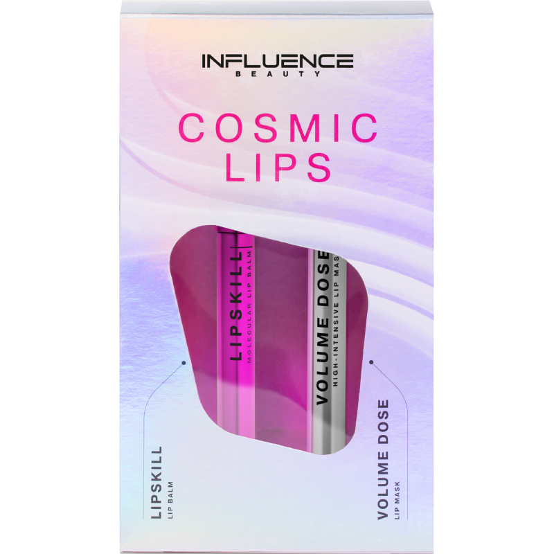 Подарочный набор Influence Beauty Бальзам для губ Lipskill + Маска для губ Volume Dose витэкс бальзам маска для волос увлажнение и восстановление гиалурон volume lift 300