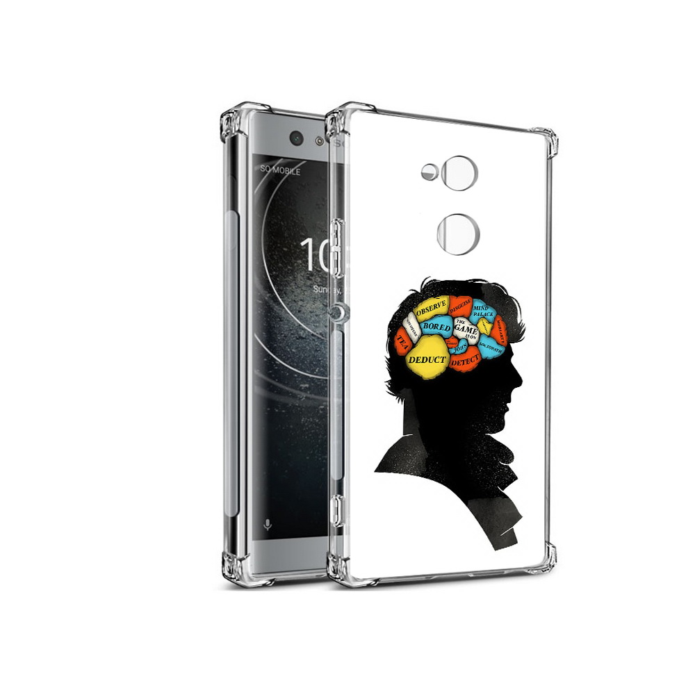

Чехол MyPads Tocco для Sony Xperia XA2 темный рисунок (PT99627.238.640), Прозрачный, Tocco
