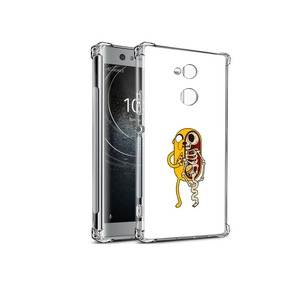 

Чехол MyPads Tocco для Sony Xperia XA2 Джейк скелет (PT99627.238.64), Прозрачный, Tocco