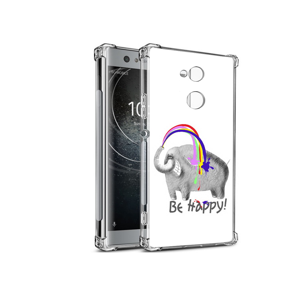 

Чехол MyPads Tocco для Sony Xperia XA2 счастливый слон (PT99627.238.632), Прозрачный, Tocco