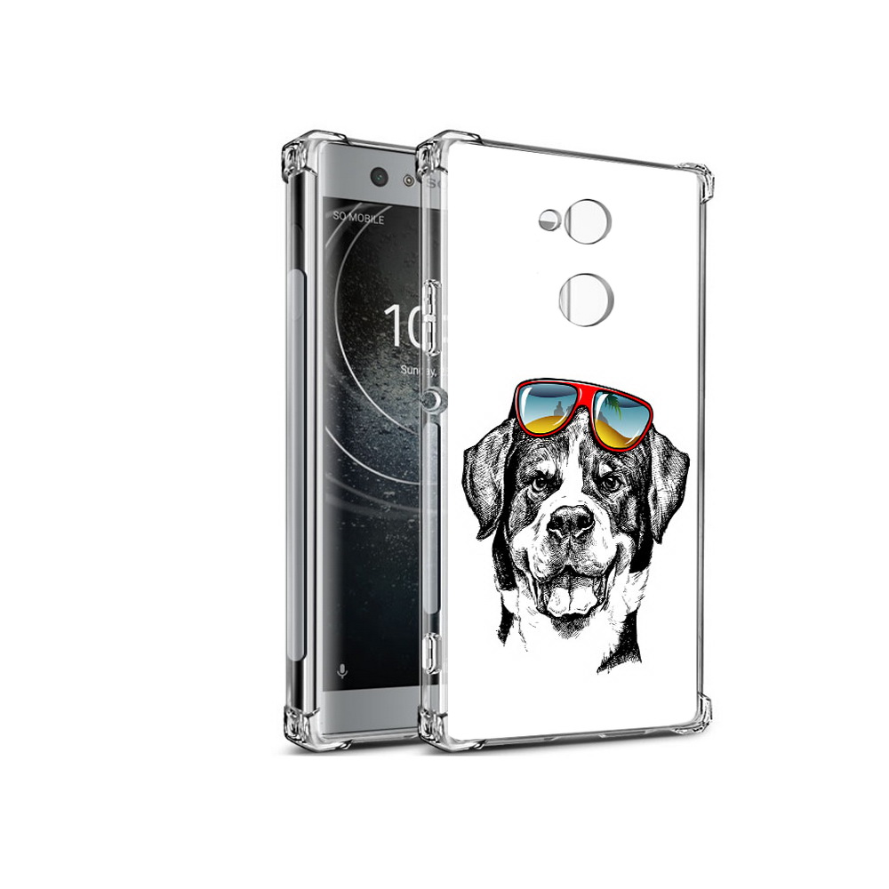 

Чехол MyPads Tocco для Sony Xperia XA2 счастливая собака (PT99627.238.631), Прозрачный, Tocco